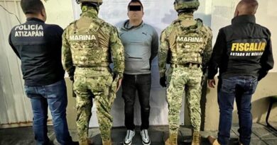 Policía de Atizapán, Fiscalía Edomex y SEMAR detienen a «El Bebé»