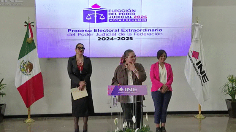 Informa INE avance del 91.7 % en los cómputos de elección del PJ