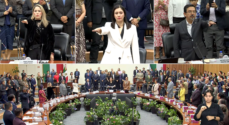 Rinden protesta nuevos consejeros electorales del INE