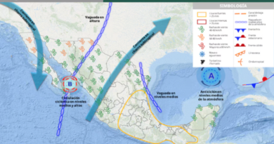 Alerta Conagua por fuertes lluvias en el país