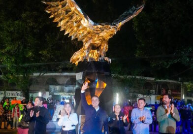 Janecarlo Lozano transforma Cuautepec con águila monumental y Sendero de Paz