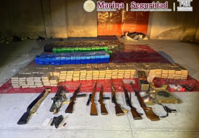 Incautan armas y cartuchos, así como equipo táctico en varias entidades