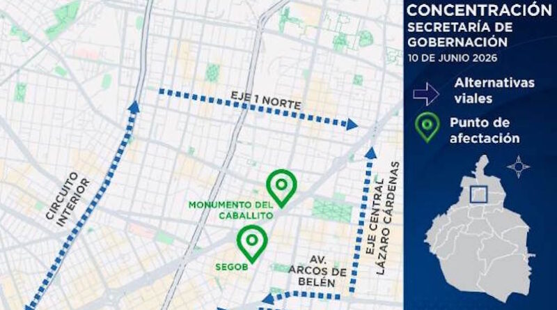 Blindan CDMX ante manifestaciones y movilizaciones a horas del mundial