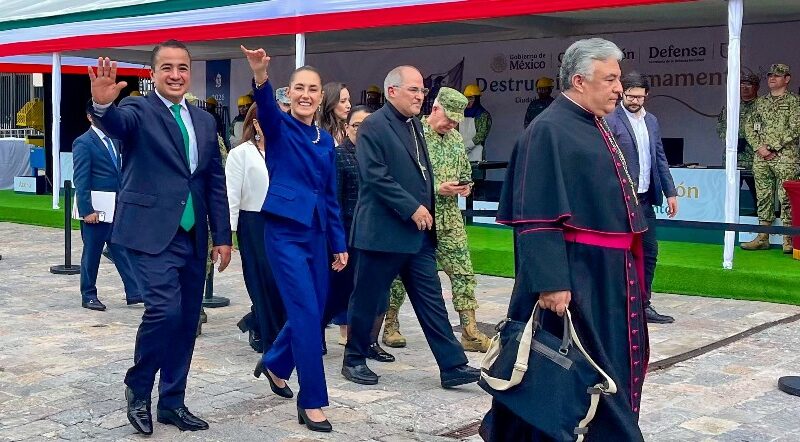 Presidenta Claudia Sheinbaum elige a la GAM como sede del desarme voluntario 2026