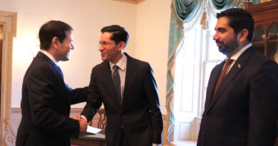 Roberto Velasco se reunió con Marco Rubio
