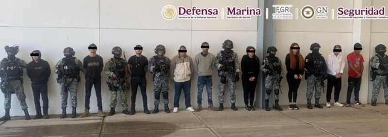 Caen nueve integrantes de célula de “Los Guerrero” afín al Cártel Jalisco
