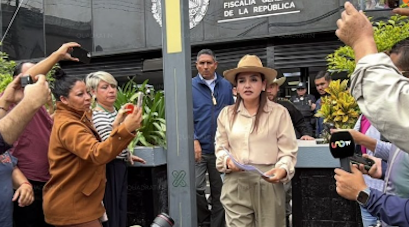 Grecia Quiroz solicita a la FGR atraer caso Carlos Manzo
