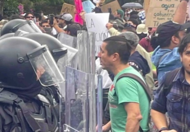 Vandalismo y represión, en la segunda protesta por el agua en Jalisco