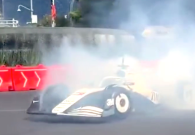 “Checo” Pérez, protagonista del Show Run en Paseo de la Reforma