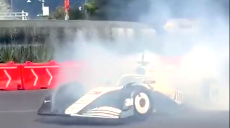 “Checo” Pérez, protagonista del Show Run en Paseo de la Reforma